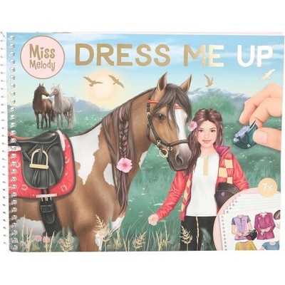 Depesche kreatívna kniha nálepiek Miss Melody Dress Me Up