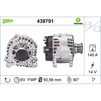 Alternátor VALEO 439791