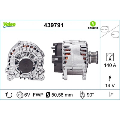 Alternátor VALEO 439791