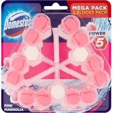 Domestos Power 5 Pink Magnolia WC blok 3x55 g