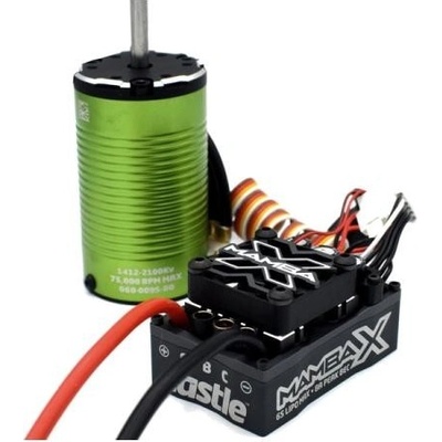 Castle motor 1412 2100 ot/V senzored 5 mm reg. Mamba X SCT