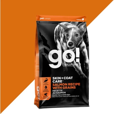 Go! solutions Go! skin+coat care Суха храна за кучета със сьомга и киноа