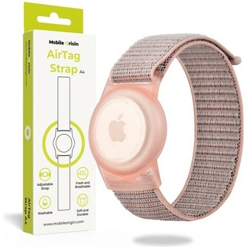 Mobile Origin AirTag Strap remienok ružový FRL-ATSTR-PNK