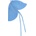 Huttelihut Детска шапка Huttelihut Kid's Summer Hat Ears Muslin Hat - Della Robbia Blue - размер 48 cm (904-5931-0313)