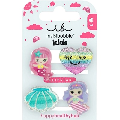 Invisibobble CLIPSTAR KIDS Mermaid Dreams - Skřipec do vlasů 4 ks