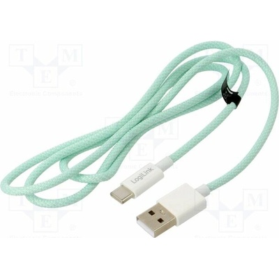 Logilink CU0327 USB 2.0 USB A vidlice USB C vidlice 1m zelený