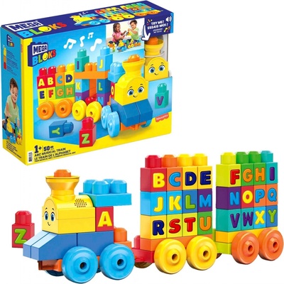 Mega Bloks ABC vláčik s hudbou