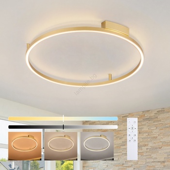 Brilagi - LED димируемо осветително тяло PORTOFINO LED/60W/230V Ø 80 см златисто + ДУ (BG3239)