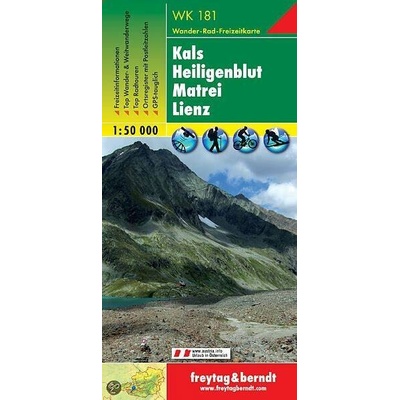 Turistická mapa Kals-Heiligenblut-Matrei