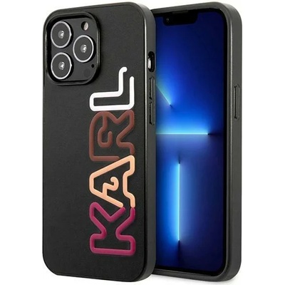 KARL LAGERFELD Кейс Karl Lagerfeld KLHCP13LPCOBK за iPhone 13 Pro / 13 6, 1"", черен / черен, твърд, Multipink Brand (KF001269-0)