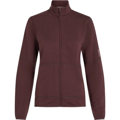 Icebreaker Wmns 400 RealFleece Descender LS Zip Java