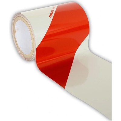 Traiva Reflexní samolepící páska pravá 140 mm x 9 m 05608 červeno-bílá