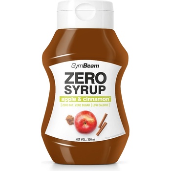 GymBeam ZERO SYRUP Ябълка & Канела 350 ml