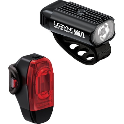 Lezyne Hecto Drive 500XL/KTV Drive+ Pair Black 500 lm-40 lm Заден-Отпред Велосипедна лампа