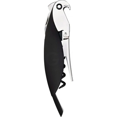 ALESSI vývrtka na víno Parrot černá