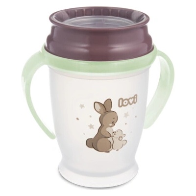 Lovi 360 ° hrnček NightDay Rabbit 250 ml