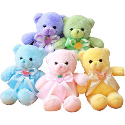 36 см плюшено мече с панделка и плодче