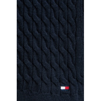 Tommy Hilfiger плетена пола с памук (WW0WW49614)