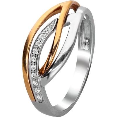 Zlaton Prsten bílé zlato s diamanty 000570708139