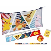 Penál Pokémon s doplňky plast 19 x 11 cm