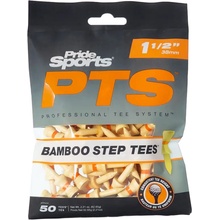 Pride PTS Bamboo Tees 38 mm Tees Pack 50 ks oranžová