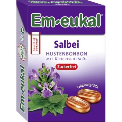 Em-eukal® Cukríky ŠALVIA MINIS, 50 g