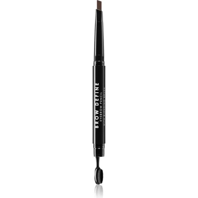 MUA Makeup Academy Brow Define молив за вежди с четка цвят Dark Brown 0, 25 гр