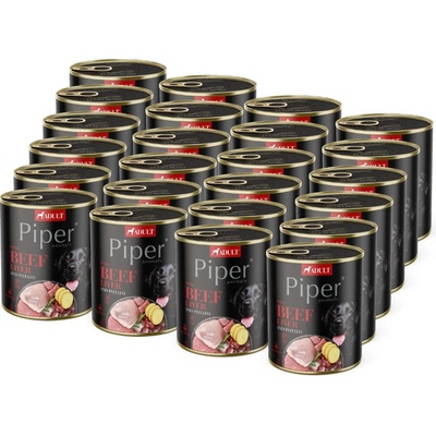 Dolina Noteci Piper Adult s hovädzou pečeňou a zemiakmi 24 x 800 g