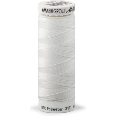 Polyesterové elastické nitě Seraflex Mettler návin 130 m Varianta: 1000 Off White, Balení: 5 ks