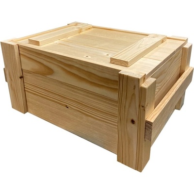 Dřevěná bedna na 6 lahví sektů