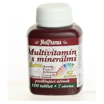 MedPharma Multivitamin s minerál. Extra 42 složek 100 + 7 tablet