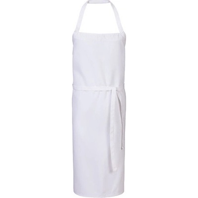 Exner Dlouhá zástěra s laclem EX1394 White