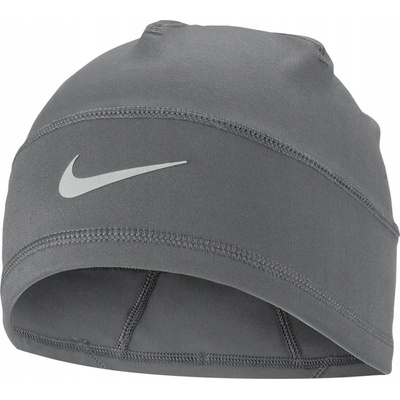 Nike Dri-Fit TERRA Uncuffed Beanie Běžecká Čepice Šedá