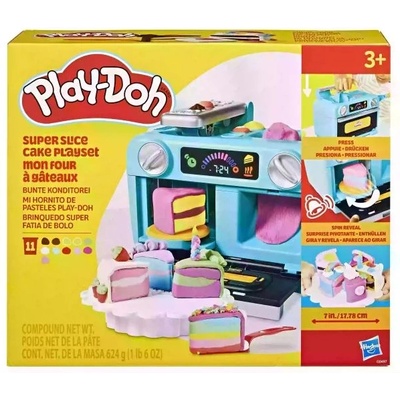 Hasbro Play-Doh: страхотен комплект за игра - парче торта (G0497)