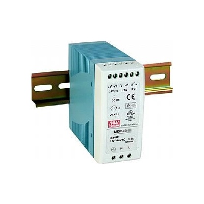 DIN MEAN WELL NAPÁJECÍ ADAPTÉR MDR-40-48 48V 0.83A 40W