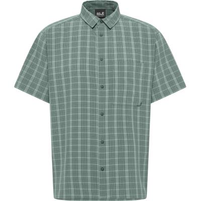 Jack Wolfskin Мъжка риза с копчета Jack Wolfskin Meseta Shirt - Check Sago Palm - размер XXL (033-3067-0315)