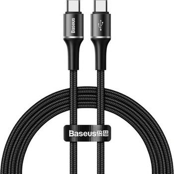 Baseus Кабел Baseus Halo, от USB C(м) към USB C(м), 2m, 60W, черен (CATGH-K01 / 43439)