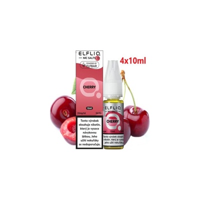 ElfLiq Nic Salt Cherry 4 x 10 ml 20 mg