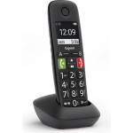 Gigaset Безжичен dect телефон gigaset comfort e290hx, ЧЕРЕН s30852-h2961-r101 (s30852-h2961-r101) Телефонни апарати