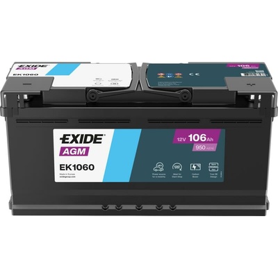 Exide AGM 12V 106Ah 950A EK1060