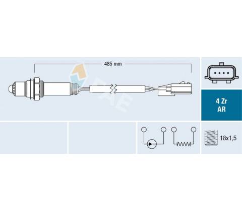 Lambda sonda FAE 75634