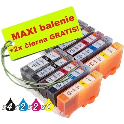 Vision Tech Canon PGI-525 + CLI-526 8ks Maxi sada + 2 GRATIS - kompatibilný