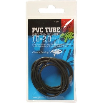 Giants Fishing PVC Hadička PVC Tube Green InnerxOuter 1 m 2,0 x 3,0 mm