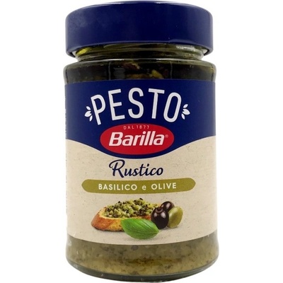 Barilla pesto rustico bazalka a olivy 200 g