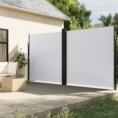 vidaXL Zatahovací boční markýza 200 x 600 cm Bílá