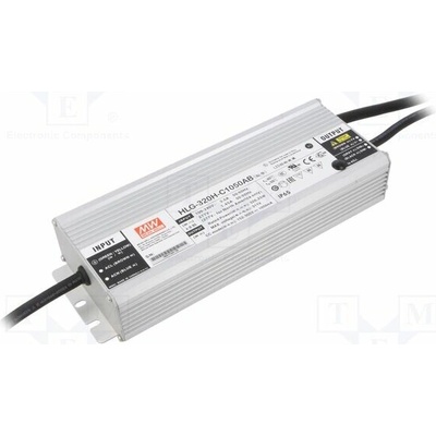MEAN WELL HLG-320H-C1050AB Napájecí zdroj: spínaný; LED; 320,25W; 152÷305VDC; 525÷1050mA