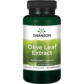 Image 1 of Swanson Olive Leaf Extract Super Strength 750 mg [60 капсули]