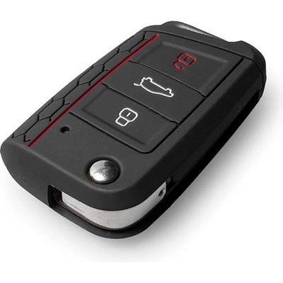 Kľúčenka Ochranné silikonové puzdro na klúč pre VWSeatŠkoda novšia generácia, s vystrelovacím klúčom, farieb