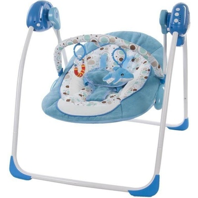 Sunbaby Detská hojdačka s hudobným centrom Swing Blue