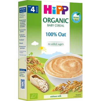 Hipp БИО Безмлечна каша Овес 4м+ 200г